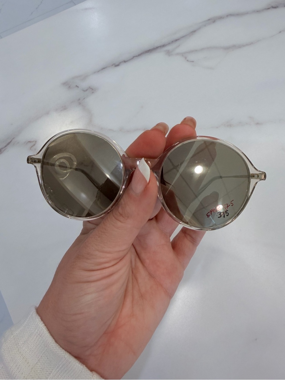 Oliver Peoples round mirrored OV5347SU Corby Sunglasses